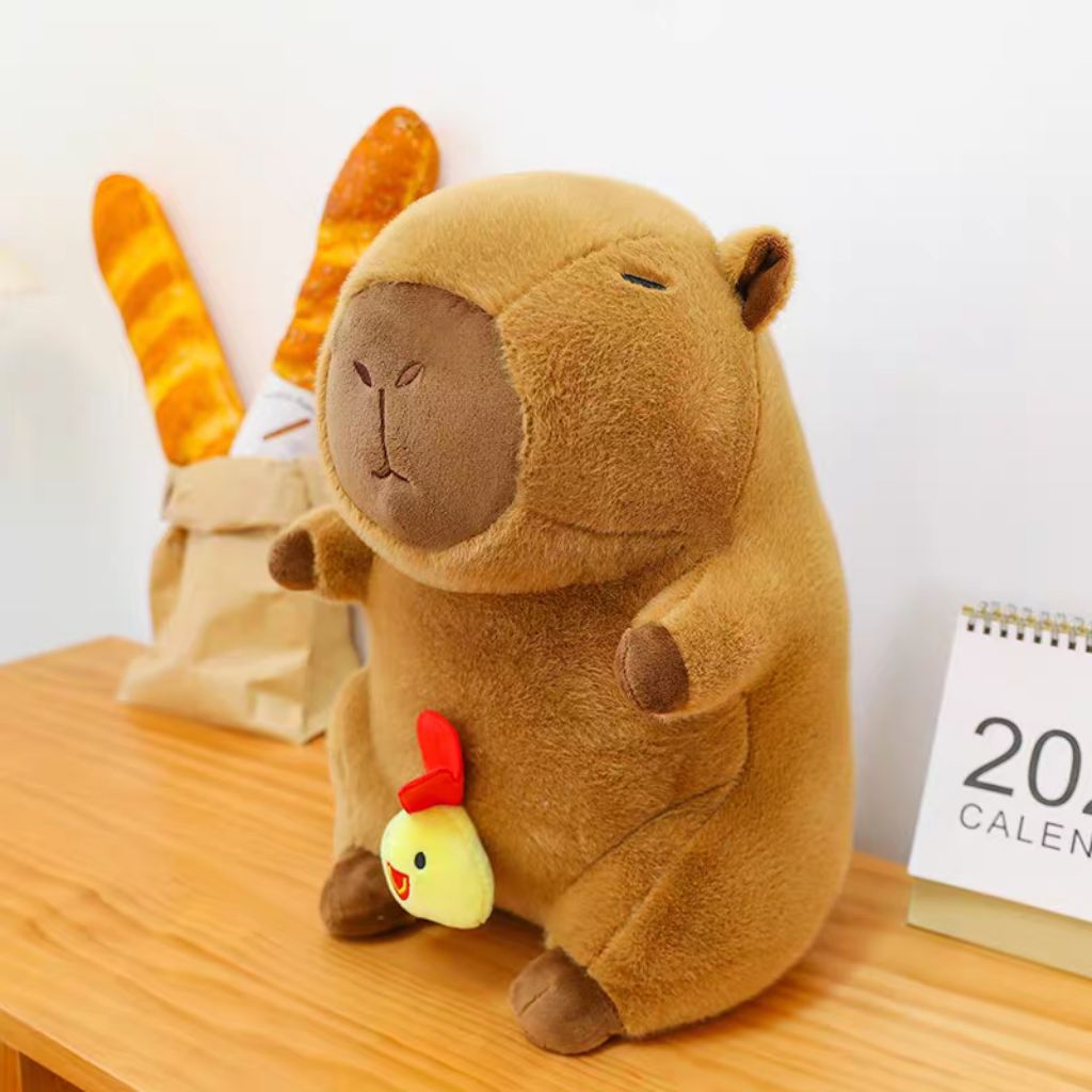 Boneka Capybara ayam Besar Boneka Capybara Jumbo Boneka Capybara Lucu