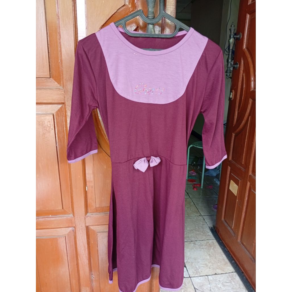 preloved mini dress kaos daster kaos
