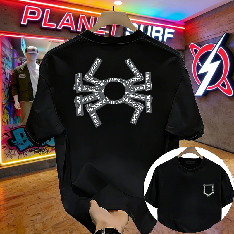 Kaos SPYDERBILT ori Oversize Katun Premium | Street Casual | Pria Wanita