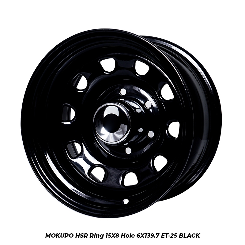 velg kaleng mokupo model offroad r15 lebar 8inch  velg offroad hilux triton rangger strada hiace str