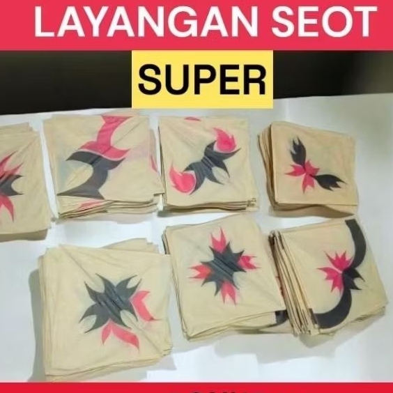 Layangan Seot Super Berotot Dan Merosot Ukuran 54 Arku Rapih