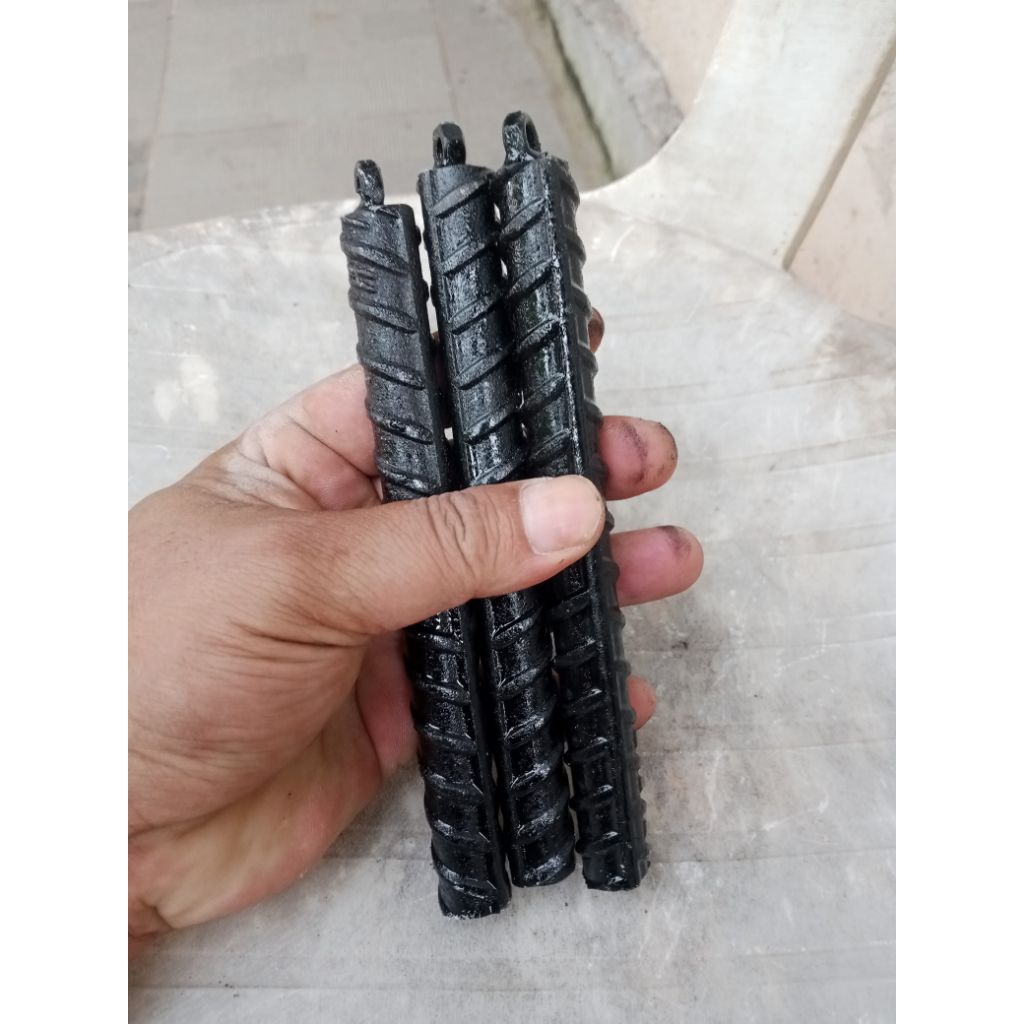 Bandul pemberat pancing bahan besi ulir UK 16mm