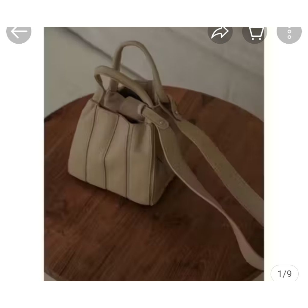 PRELOVED DIKAU SLING BAG beige/ivory(lupa), MILANO BAG, DIKAU, PRELOVED