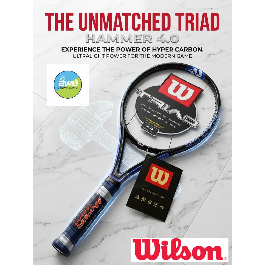 Raket Tenis WILSON TRIAD Hammer 4.0