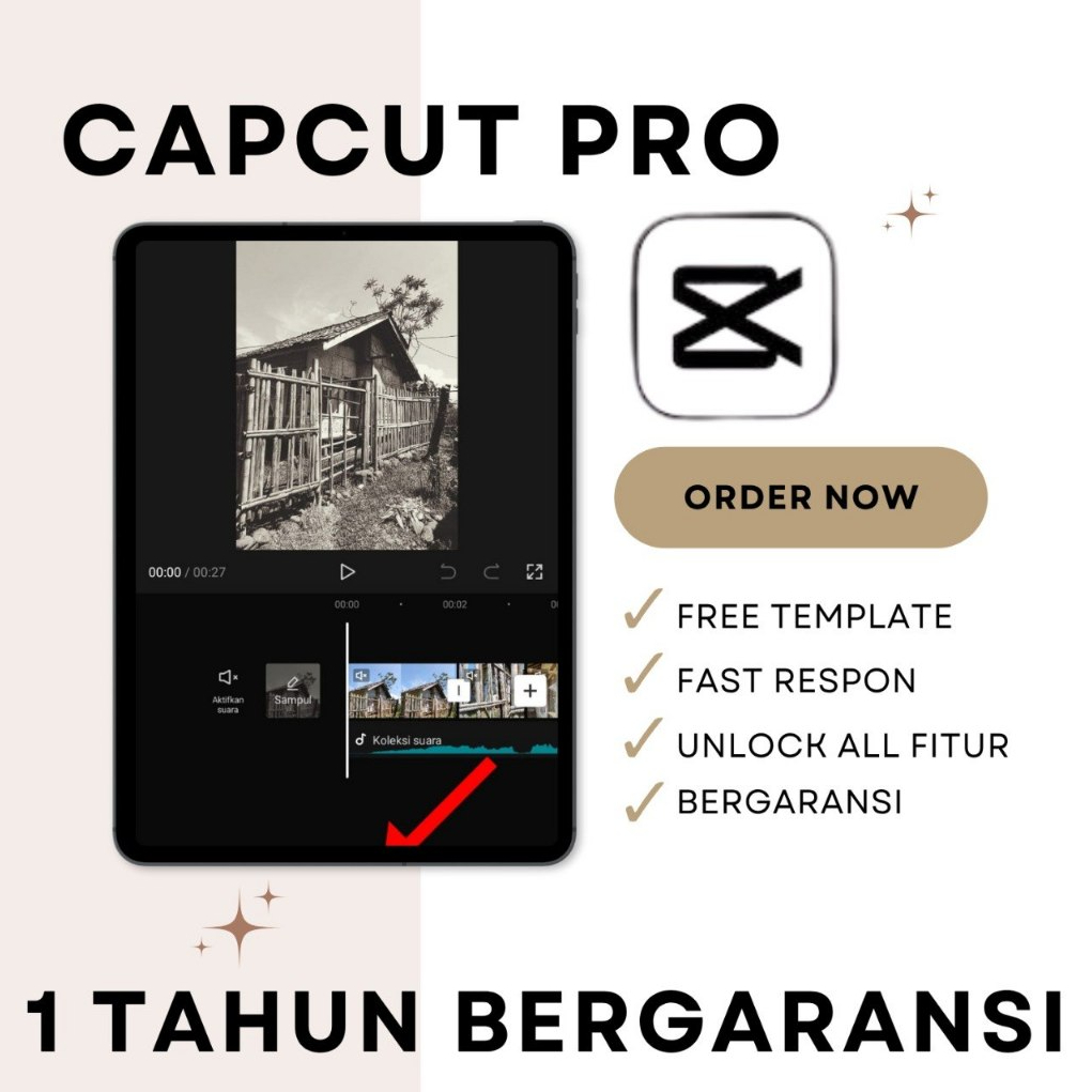 Tamplate Premium Capcut Pro 1 Tahun Full Akses