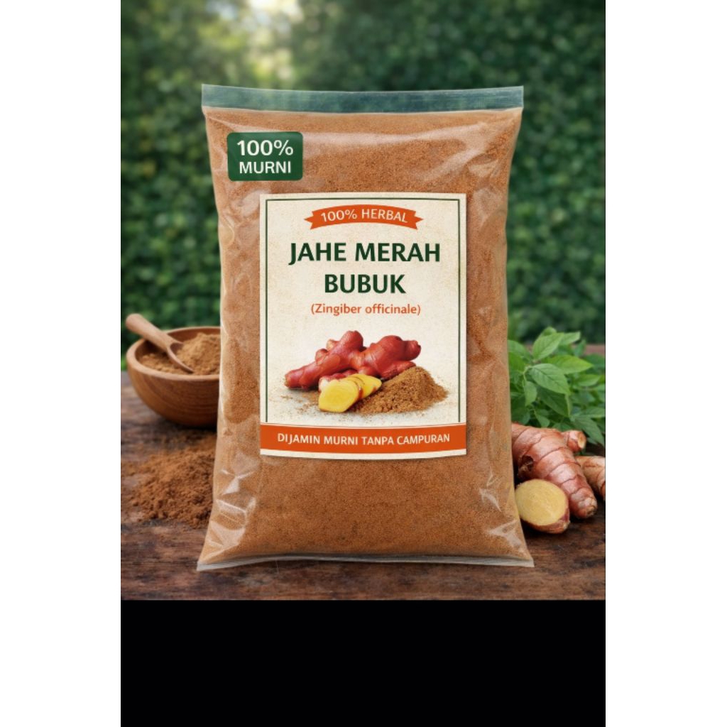 Bubuk Jahe Merah 1kg. Serbuk Jahe Merah 1kg. Asli. Alami. Tanpa Campuran