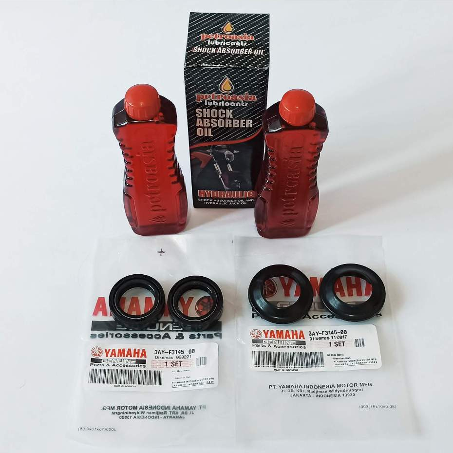 Seal Shock Depan Dan Oli Shock YAMAHA Lexi