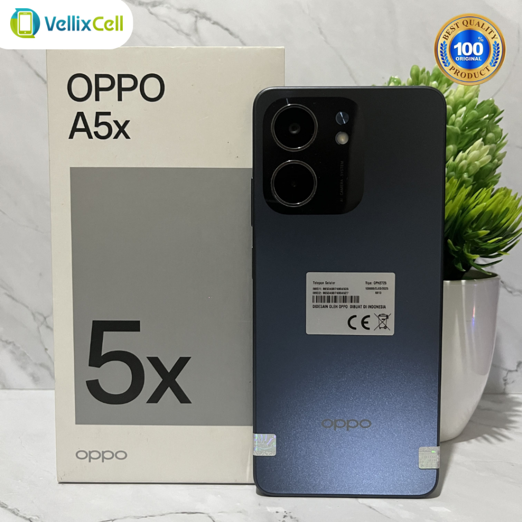 Oppo A5X Second Fullset Resmi 100% Ram 4/128GB | 6/128GB