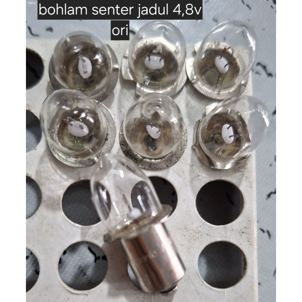 bohlam lampu senter jadul ori 4,8V