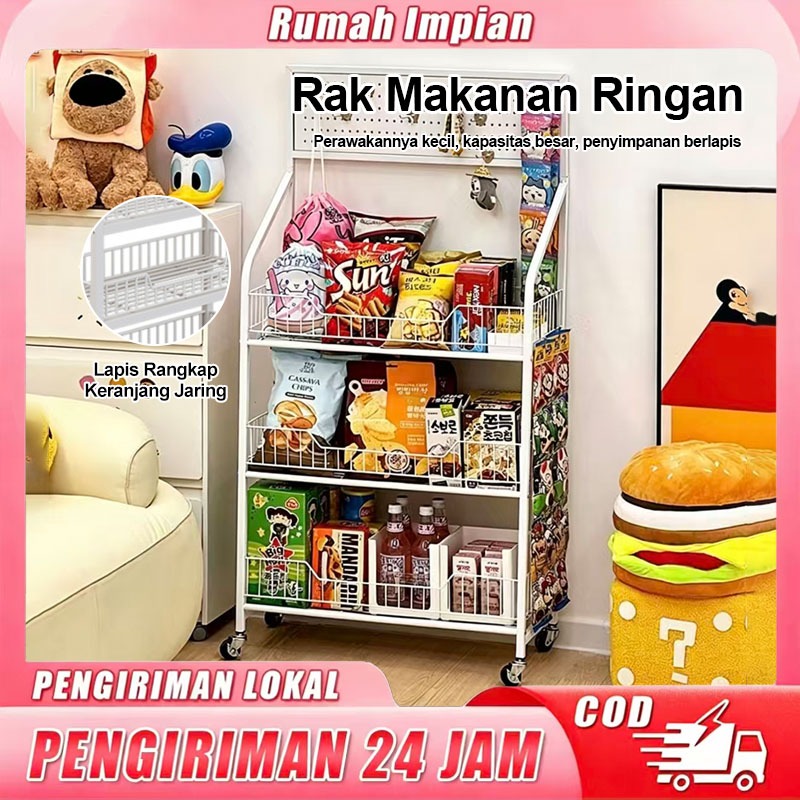 Rumah Impian . Rak Serbaguna Rak Snack Rak Gawang Sembako 4 Dan 5 Susun Rak Camilan Supermarket Rak 