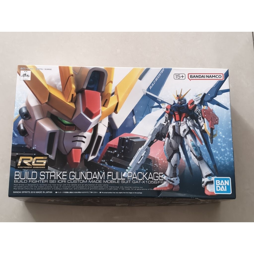 Bandai RG 1/144 Build Strike Gundam Full Package