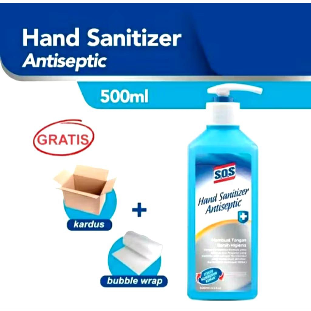 SOS Hand Sanitizer Antiseptic 500ml