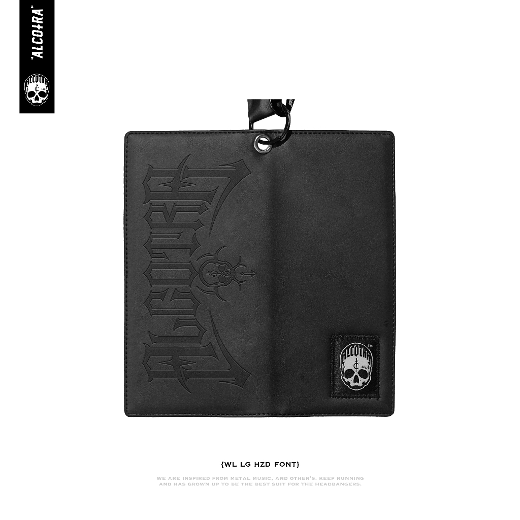 Wl Lg Hzd Font // Dompet Panjang Hazard Font // Dompet Panjang Alcotra Co