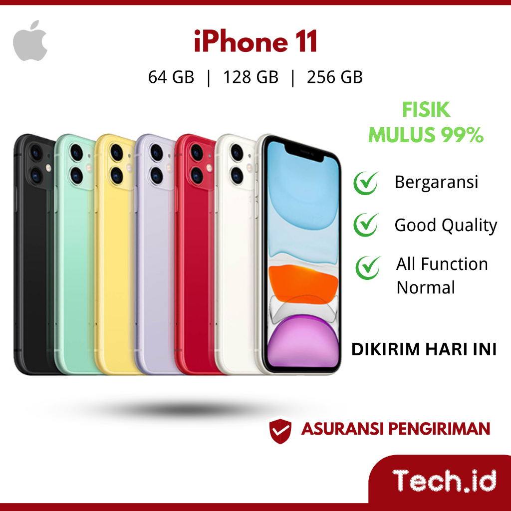 iPhone 11 Second Original Like New Bekas Original 100% Seken Apple Mulus Normal Fullset Iphone