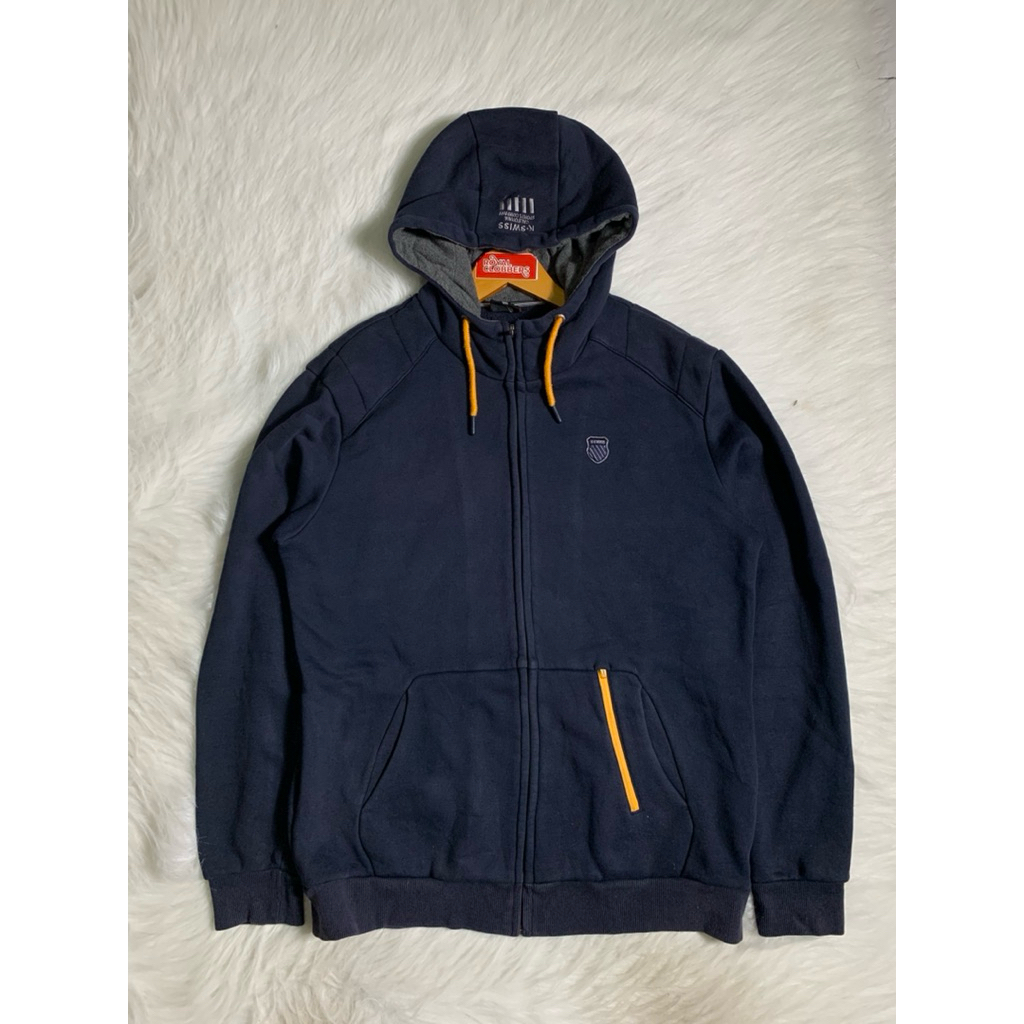 zipp hoodie K-Swiss second (4038) - Hoodie second - hoodie second branded - Jaket Second - Jaket Sec