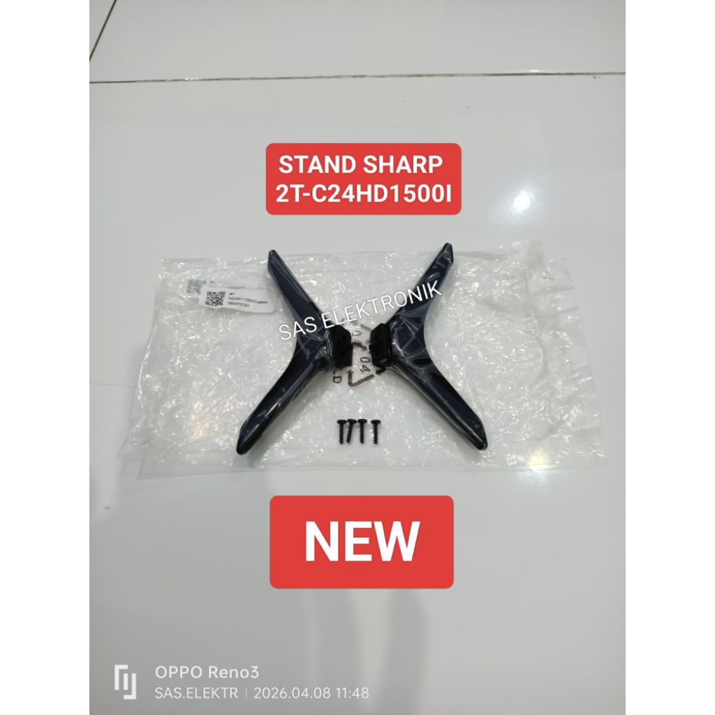 STAND BRACKET KAKI PEDESTAL DUDUKAN TV LED SHARP 24 INCH 2T-C24HD1500I 2T-C24HD1500 I