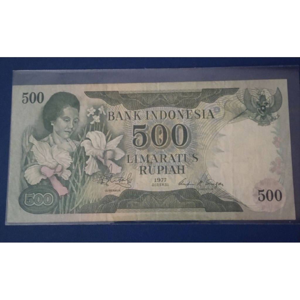 Uang Lawas Indonesia Rp 500 Konde Tahun 1977 Langka