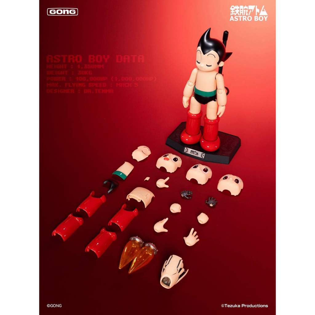 GONG Astro Boy Series : Astro Boy (Alloy Articulated Figure)