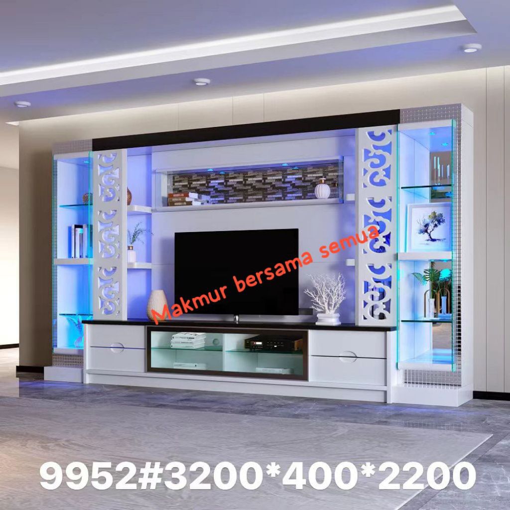 Bufet TV Jumbo Lemari Hias Serbaguna Promo Murah