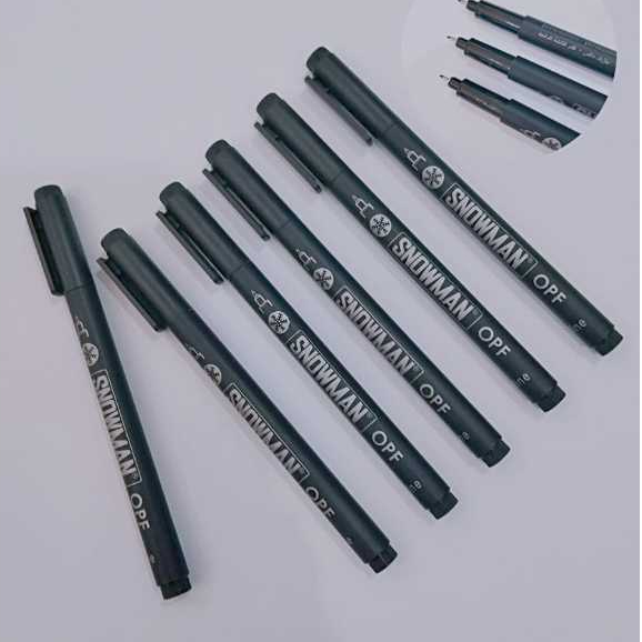 SpidoL Snowman OPF Dan OPM/Spidol Pen Snowman OHP Permanent Marker OPF