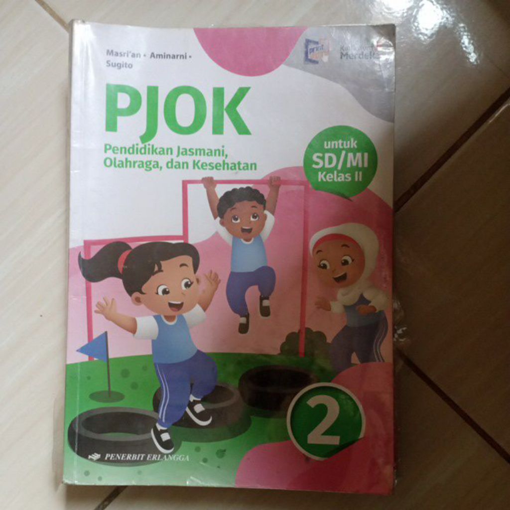 Buku PJOK SD Kelas 2 Erlangga Kurikulum Merdeka