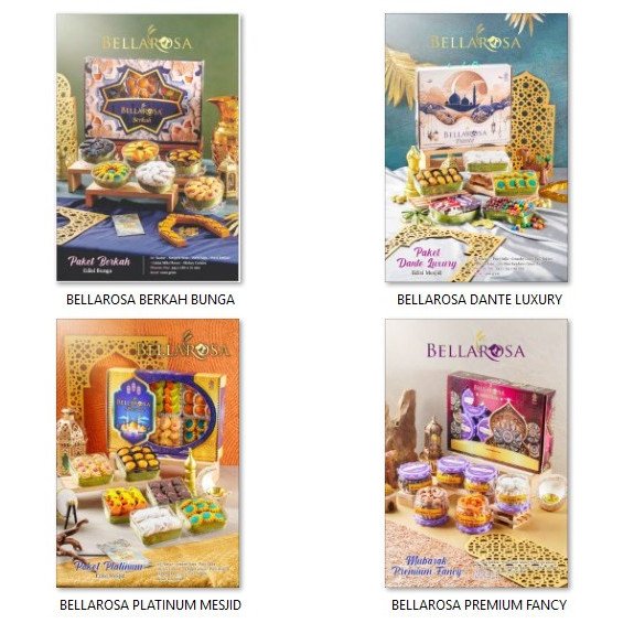 BELLAROSA PLATINUM ISI 6 TOPLES KUE BERBEDA PAKET KUE KERING LEBARAN / PAKET KUE KERING EDISI LEBARA