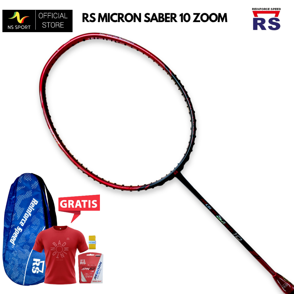RS Raket Badminton Micron Saber 10 Zoom