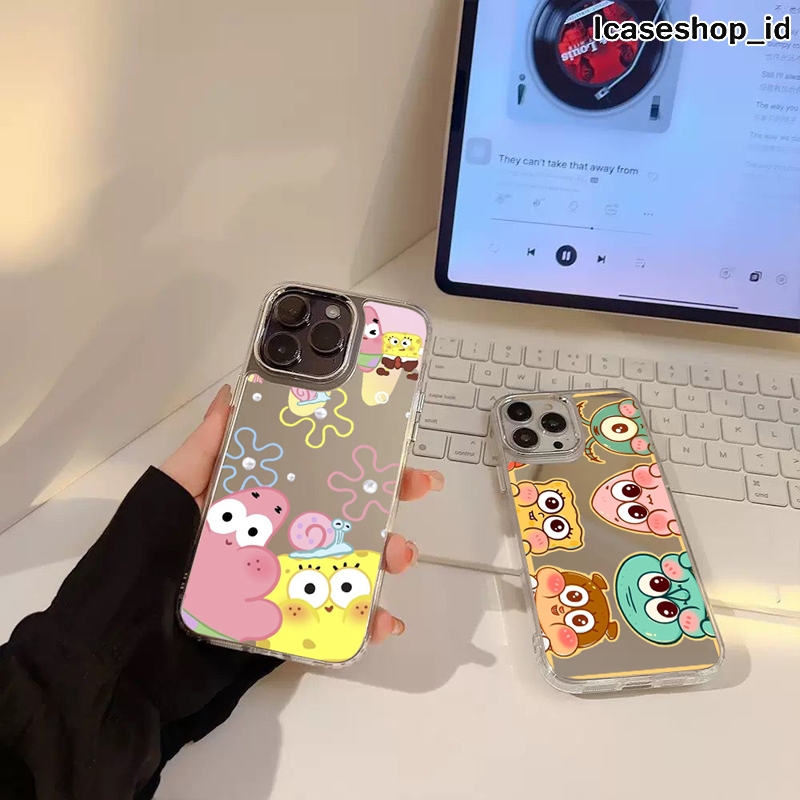 BEST FRIENDS IN SEA MIRROR HEBE CASE FOR OPPO A3 A3X A5S A5 2025 A5X A6 A6X A9 A15 A16 A16K A17 A18 