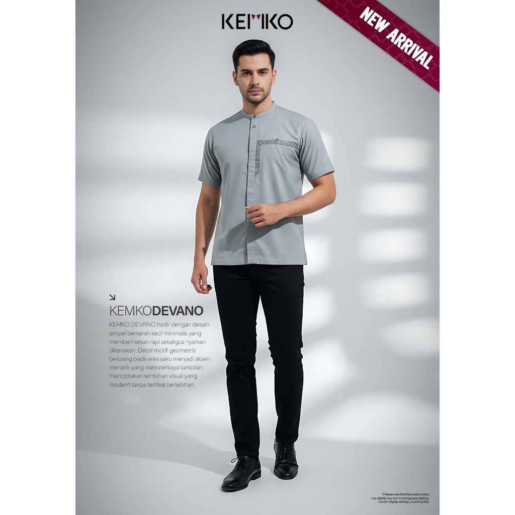 Kemko Devano | Kemeja Koko Devano | Koko Dewasa| Baju Koko Dewasa Terbaru | Baju koko  rabbani origi