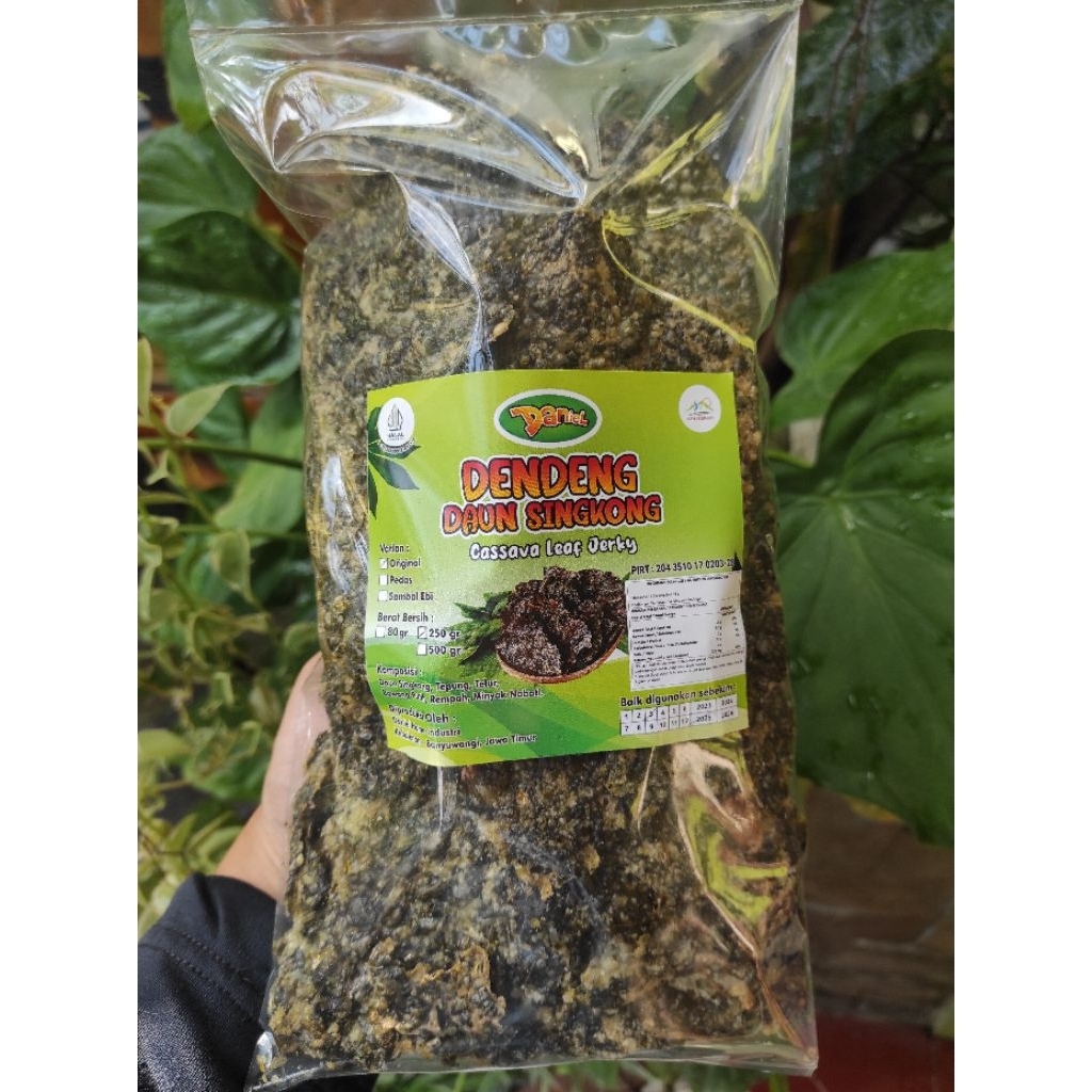 Dendeng Daun Singkong Plastik 250gr | Daniel Home Industri