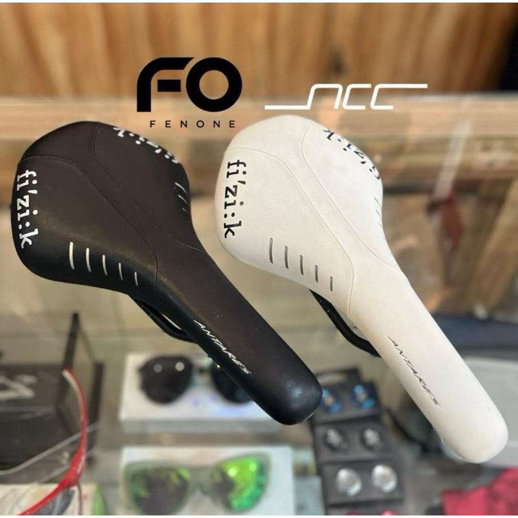 SECOND FIZIK ANTARES R5 WHITE SADDLE / BLACK SADDLE SEPEDA HITAM PUTIH / SADDLE FIZIK