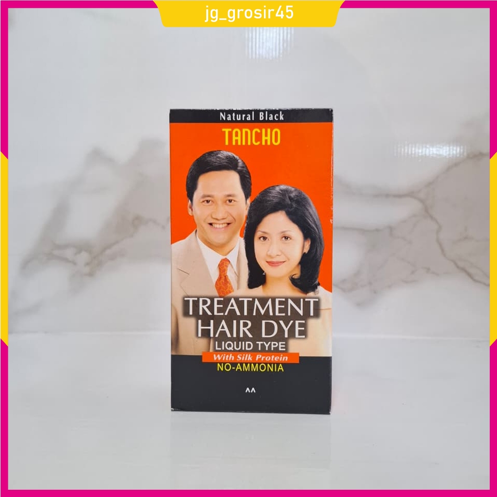 TANCHO SEMIR RAMBUT HITAM 80 ML/ CAIR NATURAL BLACK TANPA AMONIA
