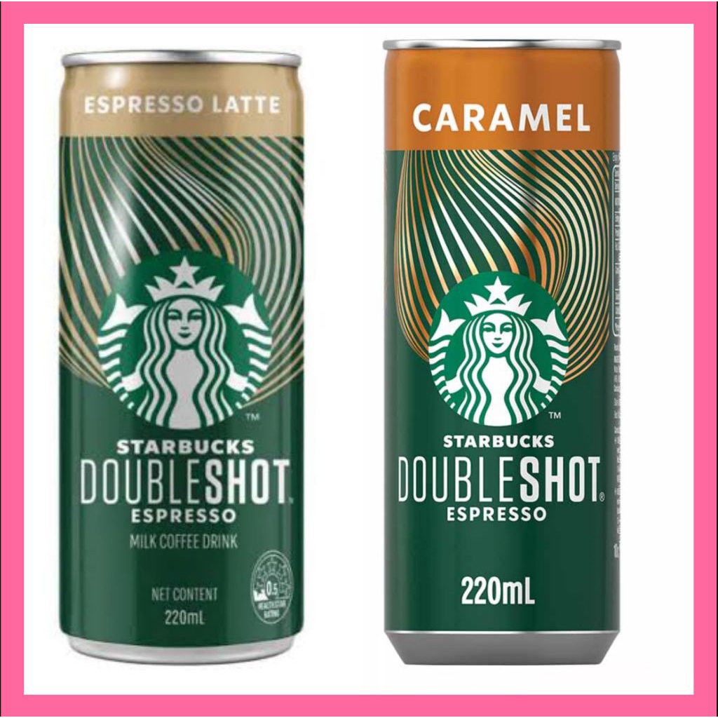 starbucks Coffee doubleshot espresso caramel latte kopi siap minum kaleng 220ml