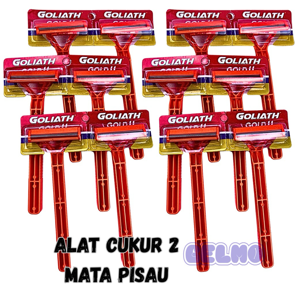 pisau cukur kumis jenggot silet 2 mata pisau bulu kaki ketiak double blade tajam alat cukur waxing