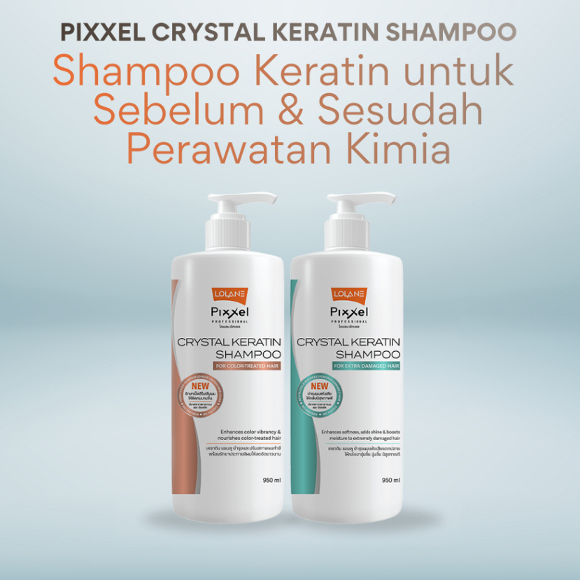 "RAYA" LOLANE Pixxel Crystal Keratin Shampoo 330ml