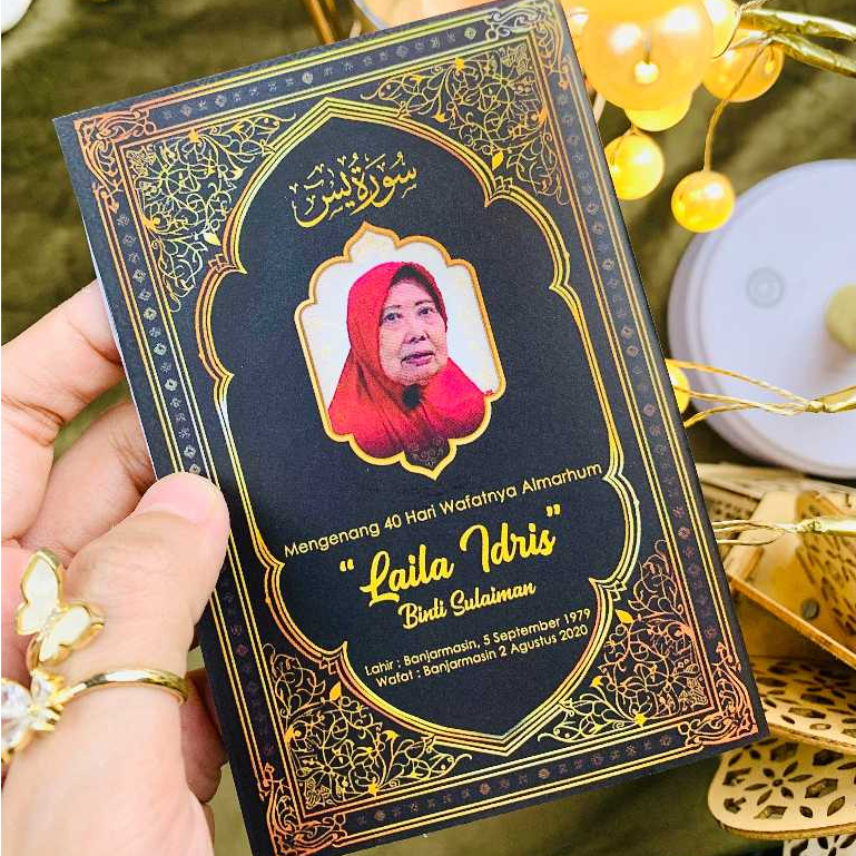 BUKU YASIN FOTO YASIN CUSTOM (LENGKAP) Tahlil, Al Waqiah, Al Mulk, AR-RAHMAN 64 HAL