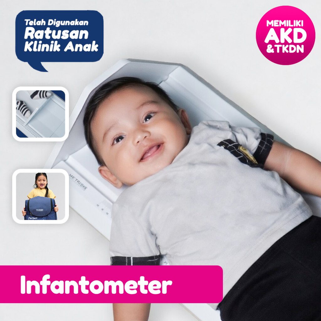 Alat Ukur Panjang Bayi 'Infantometer Board' Klinik/Puskesmas/Klinik