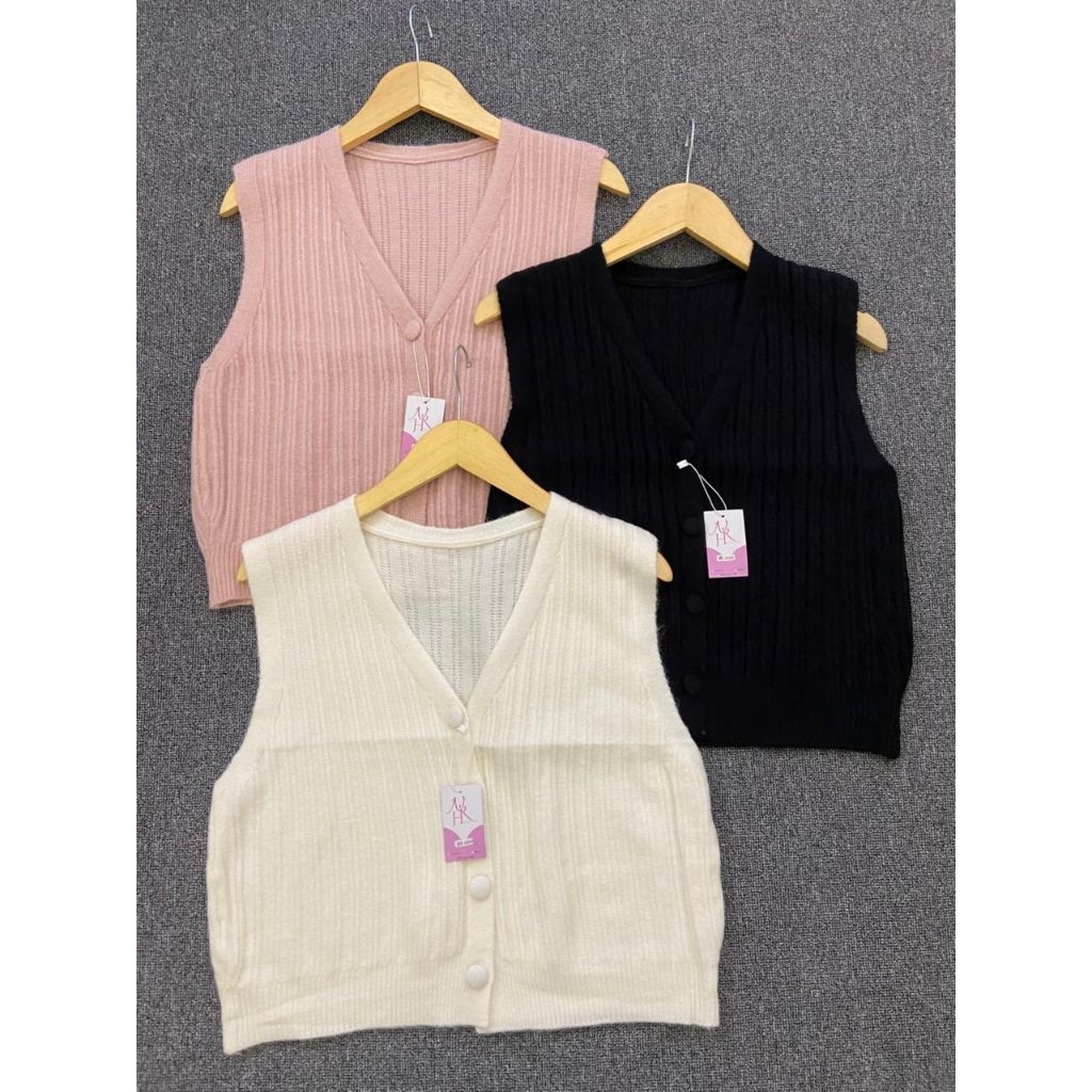 Vest Rajut Import Atasan Wanita