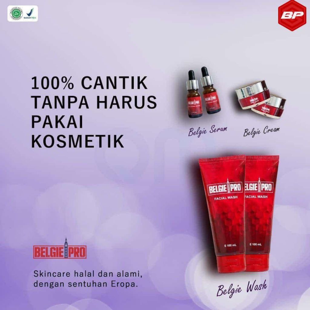 (PROMO BUY 1 GET 1) Belgie Pro Facial Wash, Serum, Night Cream - Mencerahkan, Menghilangkan Flek Hit
