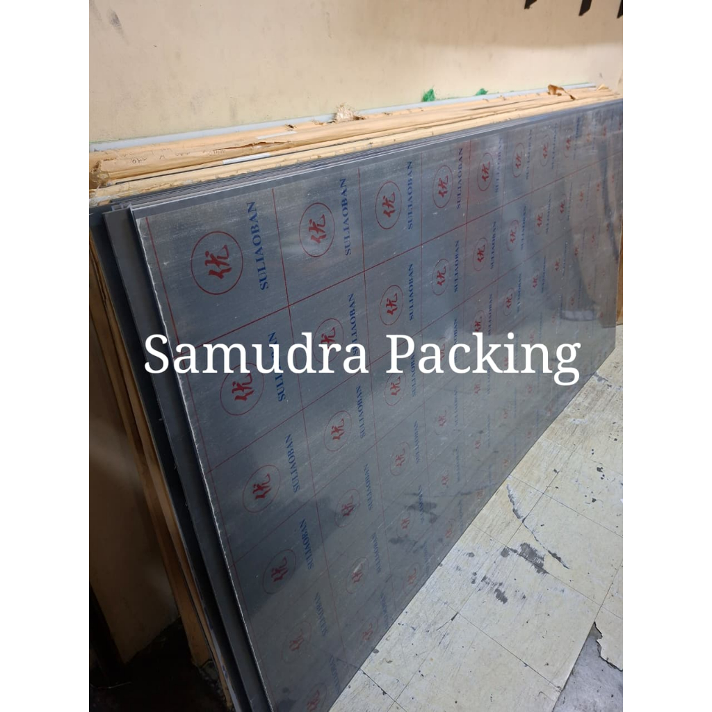 Plat PVC Abu Lembaran 2mm x 1220 x 2440 (PVC Lembaran)