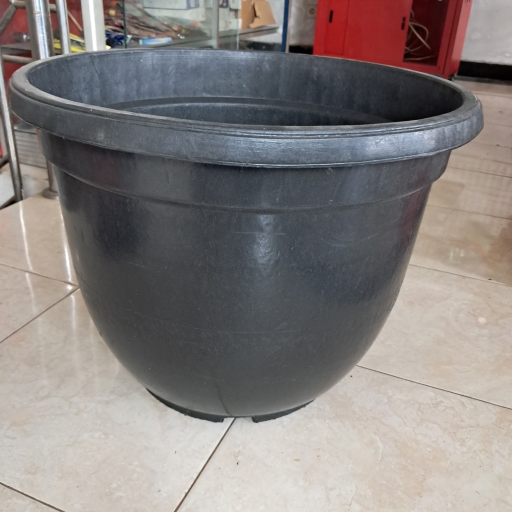Pot Karet 50 cm Hitam Tanaman Bunga Bibit Kuda Mas Yasindo - Only Gojek Grab