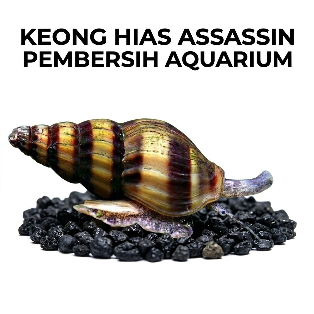 Kerang hias aquarium kerang assasin pembersih aquarium/aquascape