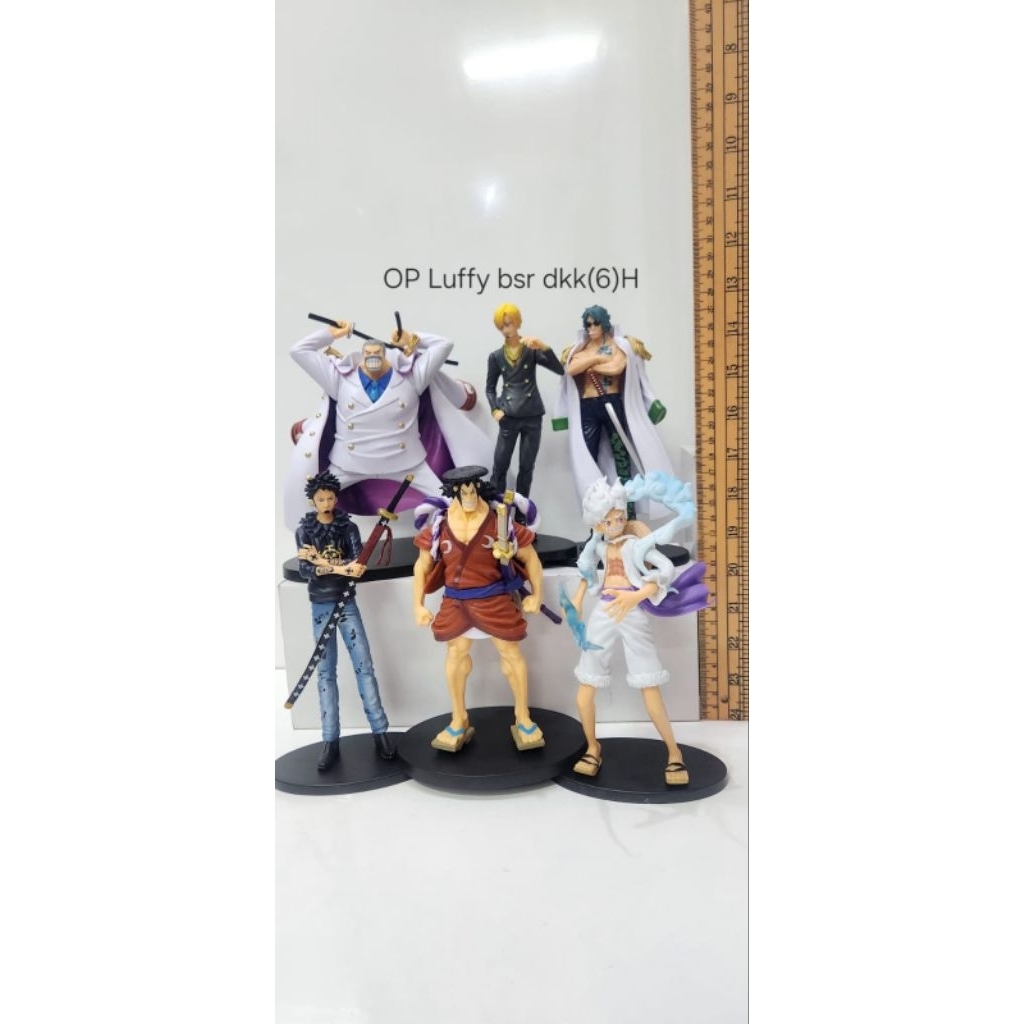 action figure one piece set besar luffy dkk