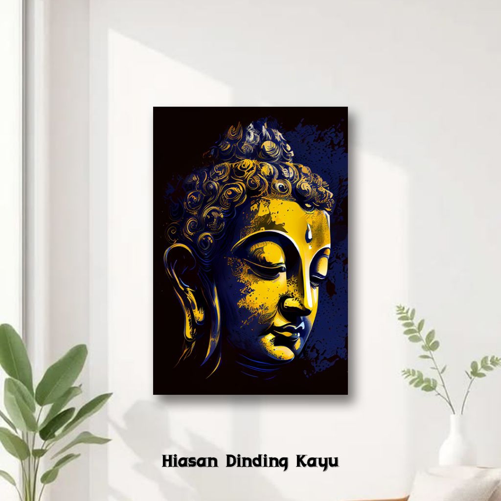 20X30CM Altar Buddhis Buddha Gautama / PAJANGAN DEKORASI DINDING BUDDHA / LUKISAN BUDDHA GOTAMA BD00