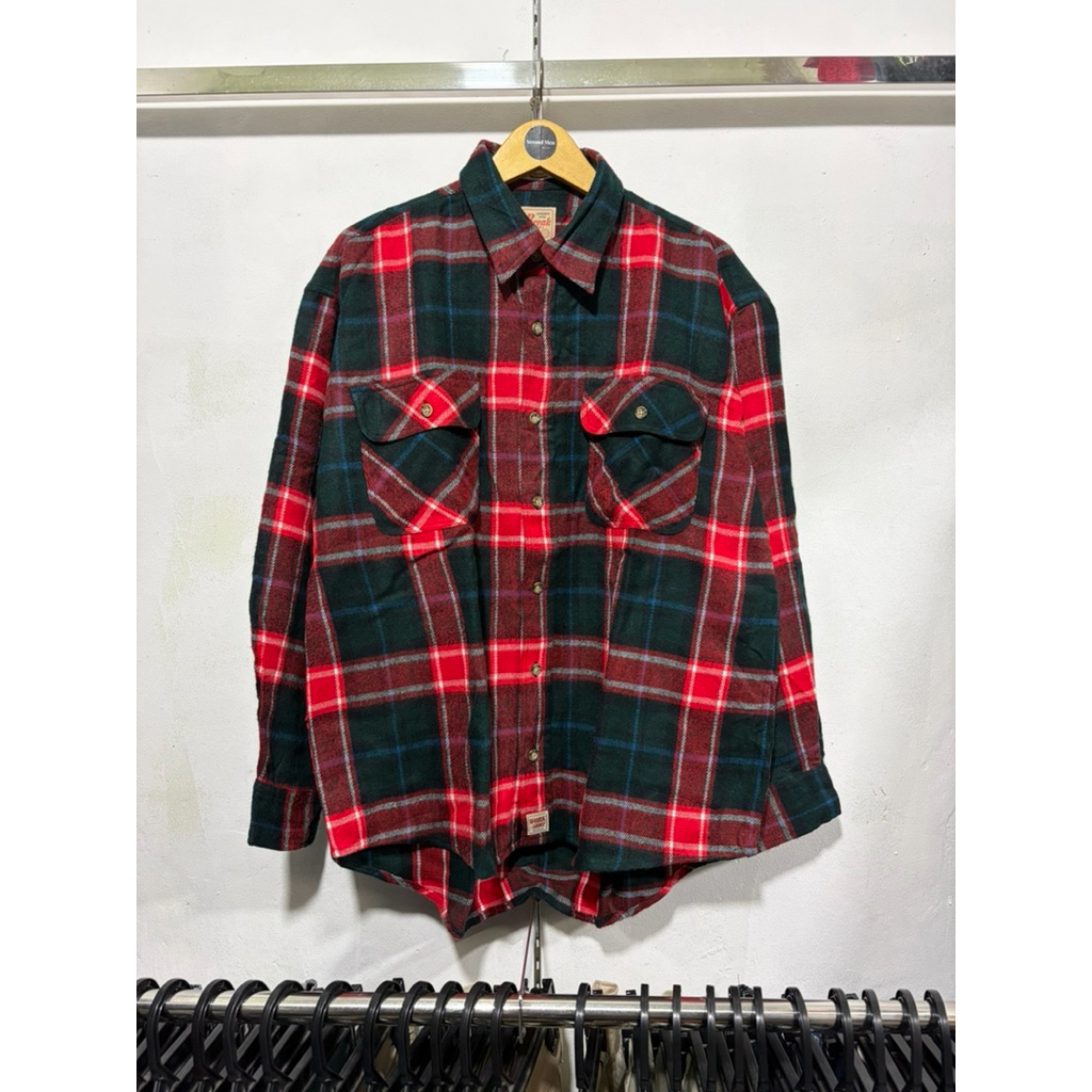 flanel outer Break off double pocket