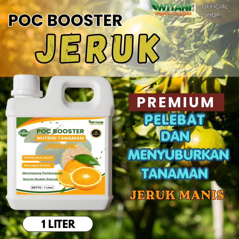 Pupuk Cair Jeruk Manis/ Pupuk Booster Jeruk Manis / Pupuk Organik Booster Jeruk Merangsang Pembungaa