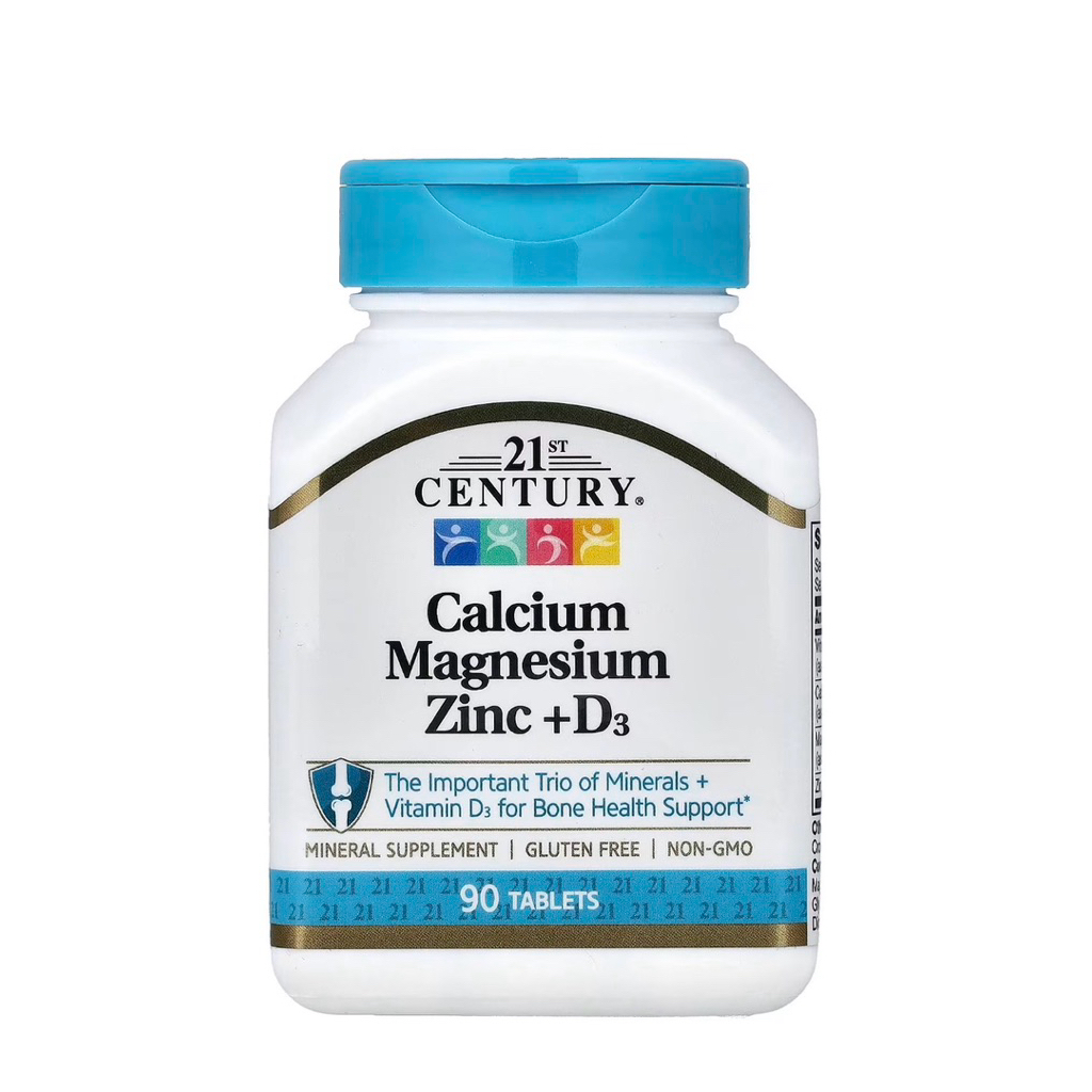 (PRE-ORDER) 21st Century Calcium Magnesium Zinc + D3