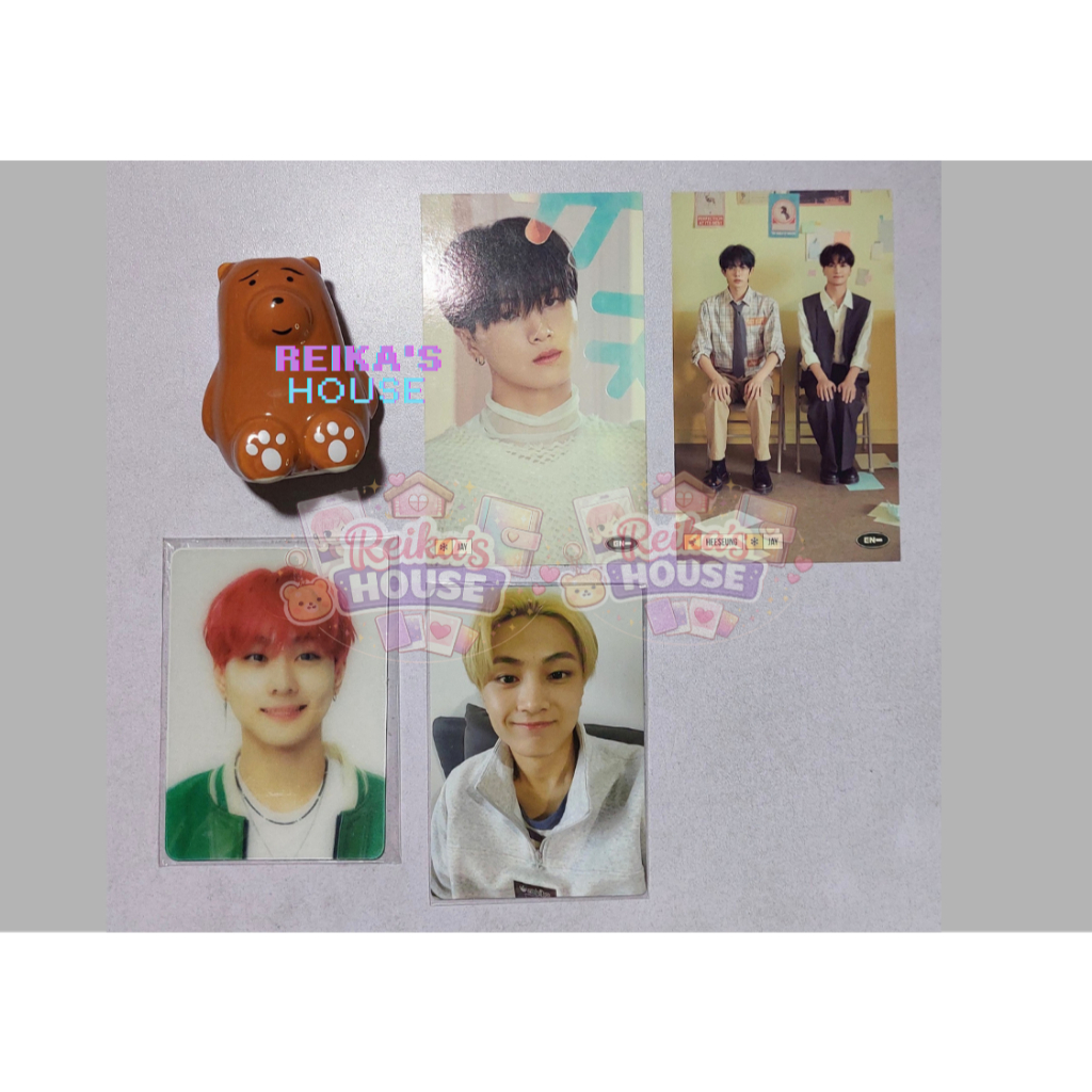 ENHYPEN OFFICIAL MERCH WEATHER LAB SEASONS GREETINGS POSTCARD JAY UNIT HEESEUNG JAY 'MANIFESTO' LENT