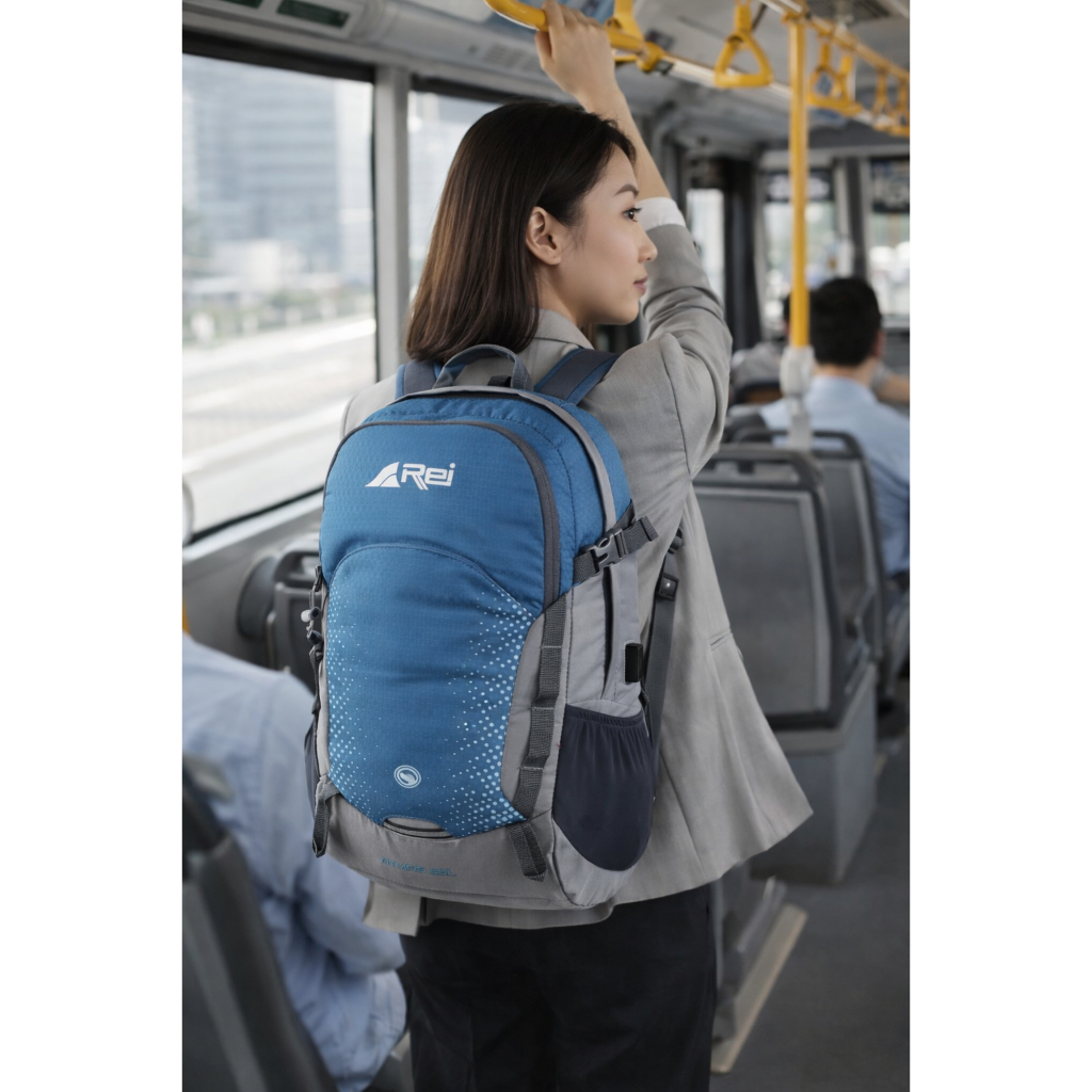 RANSEL ATMOS 25L + PORT USB + RAIN COVER BACKPACK LAPTOP AREI OUTDOORGEAR