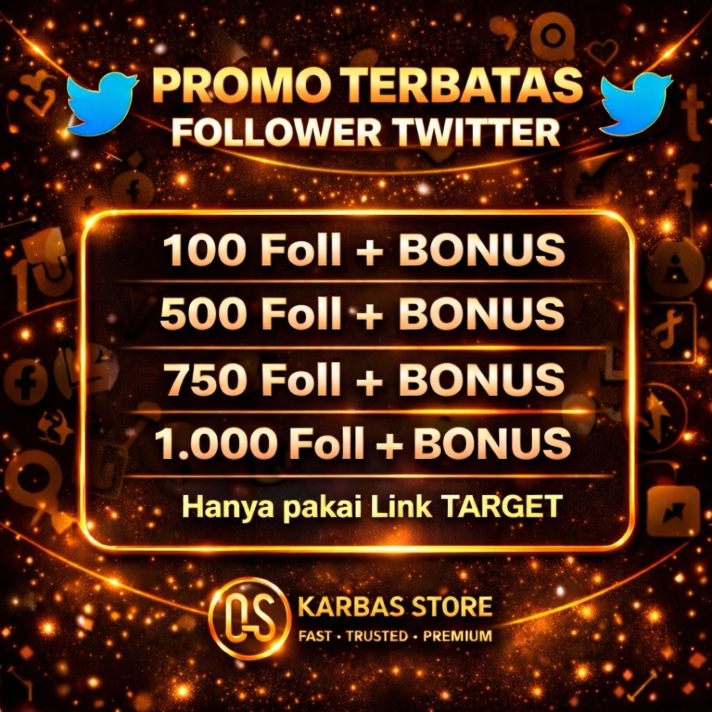 Best Seller Followers Twitter/X Termurah Real Bergaransi
